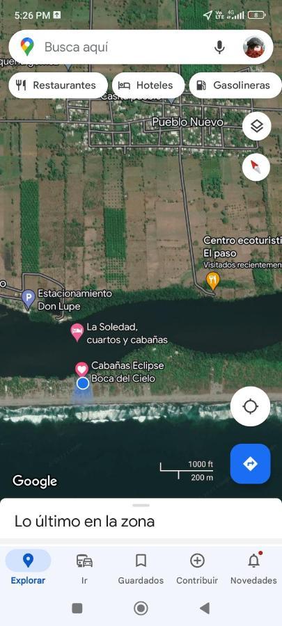 ホテル Cabanas Eclipse Boca del Cielo エクステリア 写真