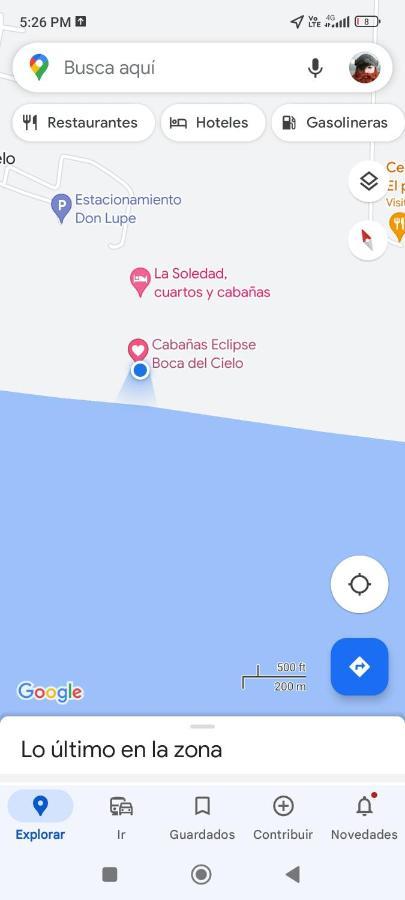 ホテル Cabanas Eclipse Boca del Cielo エクステリア 写真